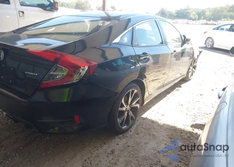 2019 Honda Civic Sport z USA, uszkodzony, nr VIN 2HGFC2F83KH562470